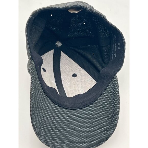 Under Armour Heathered Gray Adjustable Baseball Cap With Embroidered Logo For Ki - Picture 9 of 13